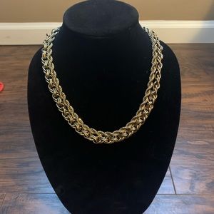 Gold Braided Necklace